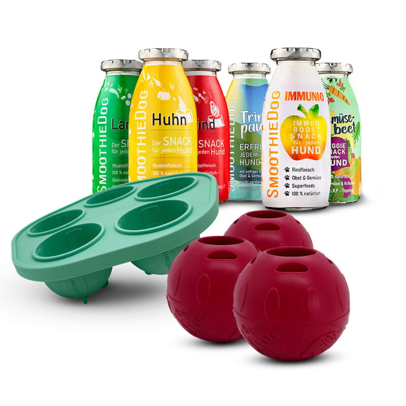 SmoothieDog Mix 6x 250 ml + Schleckball 3 Stück