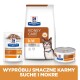 Dieta weterynaryjna Hill's Prescription Diet Kidney Care dla kotów, z suchą karmą, mokrą karmą i obrazkiem kota, z tekstem promującym smaczne opcje.