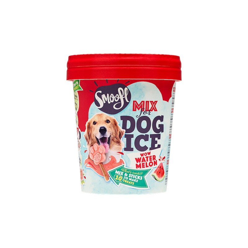 Smoofl ijsmix voor honden Watermeloen