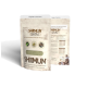 Eine Packung Shiimun Skin Haustierergänzung, mit erdigen Tönen, mit dem Text 'SHIIMUN SKIN' deutlich sichtbar.
