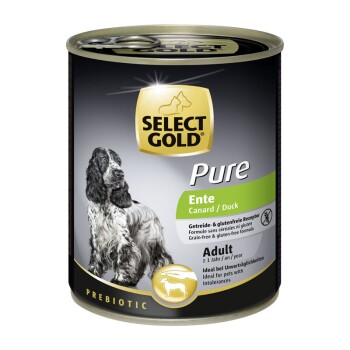 SELECT GOLD Pure Adult 6x800g Ente