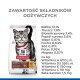 Torba karmy dla kotów Hill's Science Plan Hairball Indoor z szarym tygrysem. Informacje żywieniowe: 31,1% białka, 7,8% tłuszczu, plus witaminy.