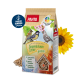 PANTO Vogelfutterbeutel mit geschälten Sonnenblumenkernen, Vogelillustrationen, Sonnenblume und der Aufschrift 'Sonnenblumenkerne geschält'