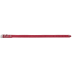 Roter Leder-Haustierhalsband mit strukturiertem Finish und silberner Schnalle, mit mehreren Einstelllöchern für die Größe.