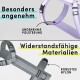 Bild zur Förderung sozialer Verantwortung in einem Tiergeschäft, mit Text zur Unterstützung von Tierheimen und einem PETA-zugelassenen veganen Logo.