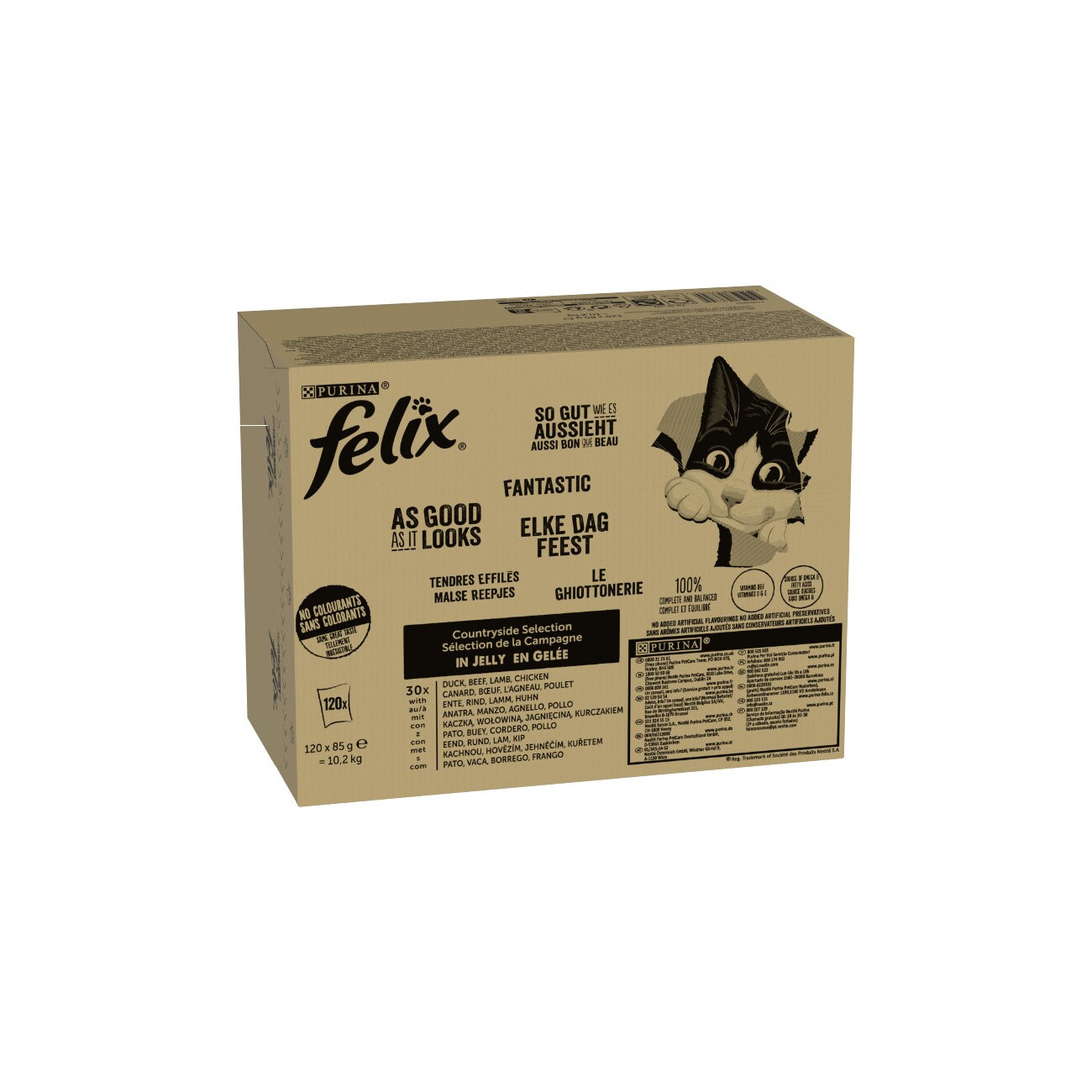 Felix Aussi bon que beau 120x85 g Variétés panachées