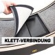 Katzenlaufrad aus Holz L schwarz