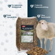 PANTO Schaf- & Lämmermüsli 15 kg, Schaf und Futter; Text: 'für laktierende Mutterschafe'; 'energiereich'; 'fördert Pansen'; 'ohne Zusatzkupfer'