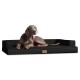 ® Orthopädisches Design Hundesofa GIBSON VISCO Kunstleder kubische Form schwarz 80 cm, 22 cm, 60 cm
