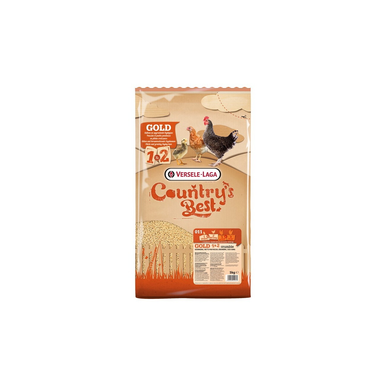Country's Best GOLD 1&2 Crumble 5kg Kükenfutter Kükenkrümel ab 1. Tag bis Ei - Image 3