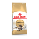 Royal Canin Adult Maine Coon Katzenfutterbeutel mit einem Bild einer Maine Coon Katze, das Gelenkunterstützung und Ernährung für Katzenrassen betont.