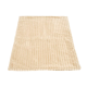 Beige gerippte weiche Haustierdecke oder Matte auf weißem Hintergrund, geeignet für Katzen oder kleine Hunde.
