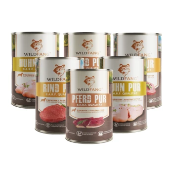 Nassfutter Mix 6 x 400g - BARF Qualität