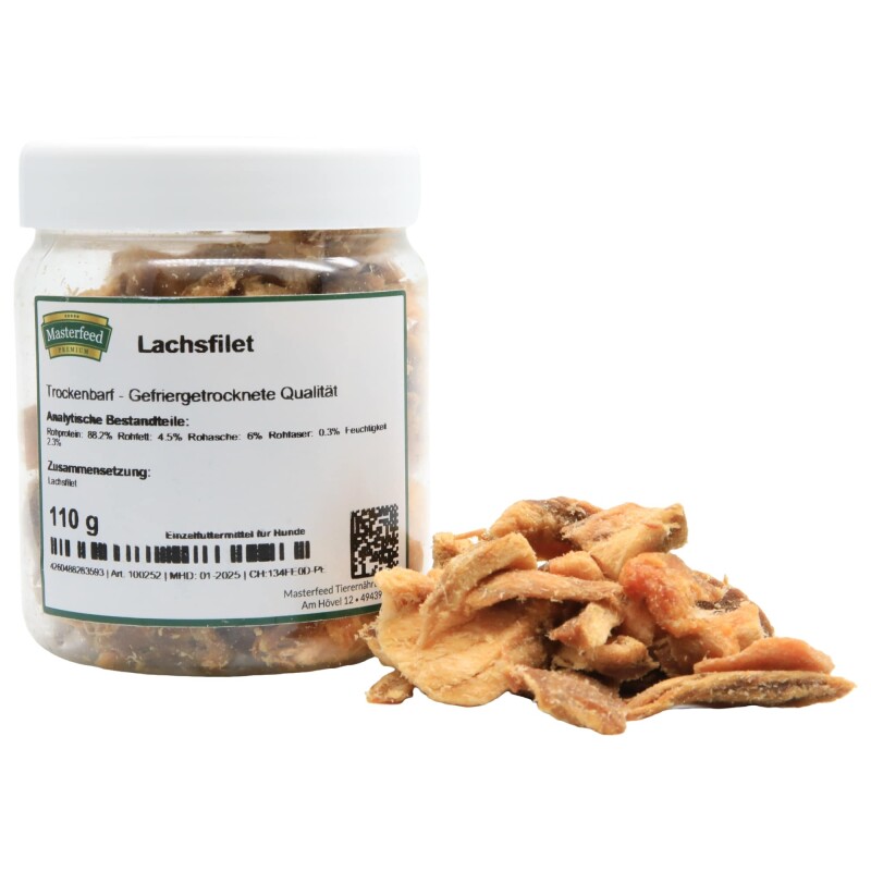 Masterfeed Trockenbarf Lachsfilet 150 g