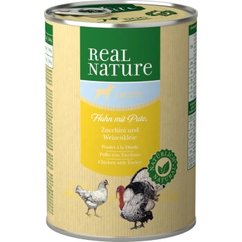REAL NATURE Light 6x400g Huhn mit Pute
