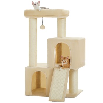 großer Kratzbaum 11cm Stämme beige
