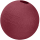Balle en caoutchouc rouge pour animaux de compagnie avec une surface texturée, portant le nom de la marque "AniOne" et la phrase "variété sauvage."