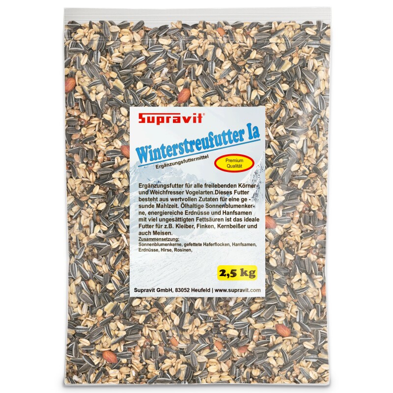 Supravit Winterfutter | Streufutter für Wildvögel 2,5 kg