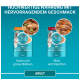 Hochwertige Katzenfutter von Purina ONE in zwei Varianten: Huhn mit grünen Bohnen und Rind mit Karotten, jeweils 85g.