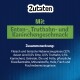 Zutatenliste für Haustierfutter mit Enten-, Truthahn- und Kaninchenaroma, die Zusammensetzung und Prozentsätze detailliert.
