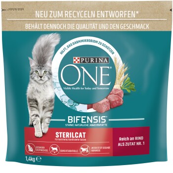 Purina ONE BIFENSIS Sterilcat 1,4kg 1,4 kg Purina ONE BIFENSIS Sterilcat 1,4kg 1,4 kg