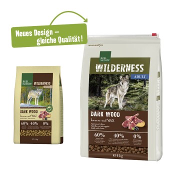 WILDERNESS Dark Wood Lamm mit Wild 4 kg