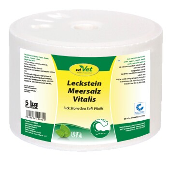 cdVet Leckstein Meersalz Vitalis 5 kg