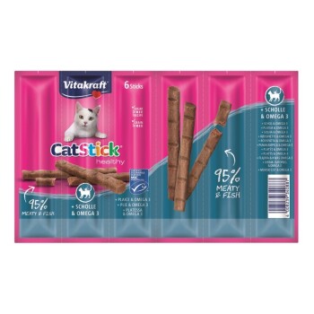 Cat-Stick mini 10 x 6 sztuk Gładzica i kwasy omega-3