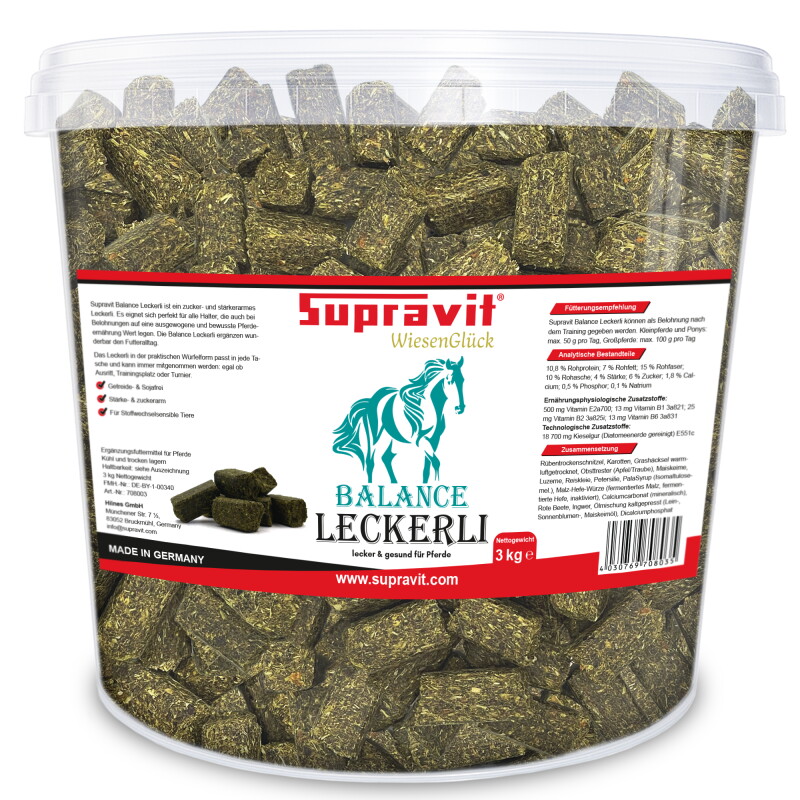 Supravit Balance Pferdeleckerli 3kg