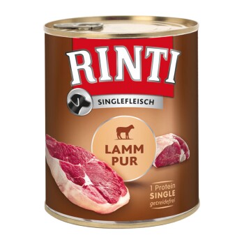 RINTI Singlefleisch Lamm pur 12×800 g