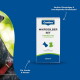 Canina Mikrosilber-Set Ohrspülung & Ohrenflüssigkeit, Sensitiv, für Hunde & Katzen vor blauem Hintergrund mit teilweise sichtbarem Hund.