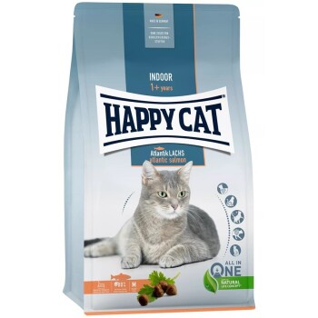 Happy Cat Adult Indoor Atlantik-Lachs 4 kg