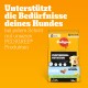 Tüte Pedigree-Hundefutter mit der Aufschrift "Professional Nutrition Junior" auf einem leuchtend orangefarbenen Hintergrund, mit Text über die Unterstützung der Bedürfnisse von Hunden.