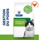 Sac Hill's Prescription Diet «Metabolic + Mobility» avec photo de chat, logo de la marque et texte visible «Gestion du poids».