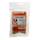 Packung Miracle Dog Snacks gedrehte Rindersticks für Hunde, 8-10 mm, 20 Stück, mit Hundeabbildung auf dem Etikett.