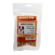 Packung Miracle Dog Snacks gedrehte Rindersticks für Hunde, 8-10 mm, 20 Stück, mit Hundeabbildung auf dem Etikett.