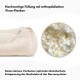 Orthopädisches Haustierbett mit hochwertiger Viskoflockenfüllung, fördert den Gelenkschutz und die Entspannung für Haustiere.