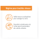 Régime pour troubles rénaux : faible teneur en phosphore pour soulager les reins, propriétés alcalinisantes pour prévenir les calculs urinaires.