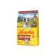 Josera Mini Adult Hundefutterbeutel mit einem Jack Russell, Lachs- und Hähnchengeschmack und deutschem Qualitätssiegel.