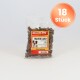 Tüte Miracle Dog Snacks Trainer Lamm, lammgeschmackliche Hundeleckerlis, 200 g, mit „18 Stück“-Etikett.