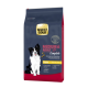 Tüte SELECT GOLD Medium Adult Complete Hundefutter, Geschmacksrichtung Huhn, mit schwarz-weißem Hundeabbild