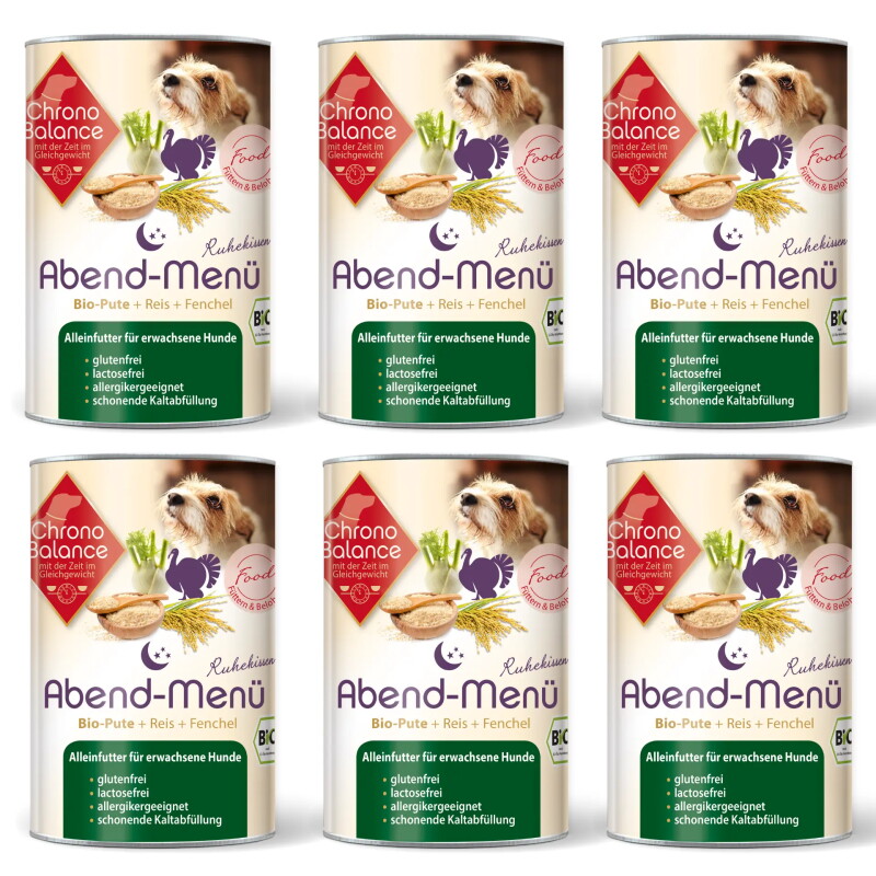 ChronoBalance Abend Menü Pute mit Reis und Fenchel 2,4 kg