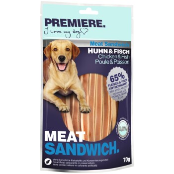 PREMIERE Meat Sandwich Huhn und Fisch 6x70 g
