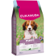 Torba karmy Eukanuba dla szczeniąt 1-12 miesięcy poniżej 25 kg, bogata w jagnięcinę i ryż, 12 kg, premium nutrition.