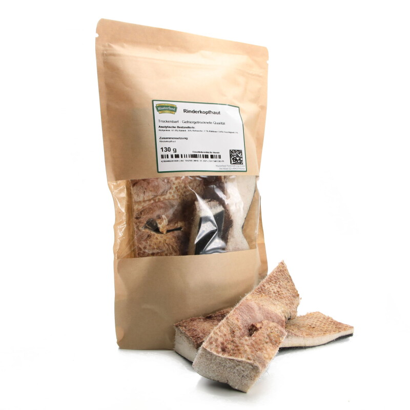 Masterfeed Trockenbarf Rinderkopfhaut 500 g