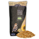 Eine Tüte Lyra Pet Wild Vogel Futter, die eine Vogelillustration, ein '100% natürlich'-Label und einen Haufen Samen davor zeigt.