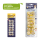 Deux emballages de friandises à mâcher pour chiens : à gauche, "PREMIERE Wrap It Mini Bones" ; à droite, "I love my dog Chew Snack," tous deux avec un nouveau design.