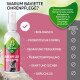 Baviette-Ohrenpflegespray für Katzen mit Überschrift 'Warum Baviette Ohrenpflege?' und Etikett 'Ohrenpflege für Katzen'.