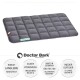 Graue Haustiermatte mit gestepptem Design, beschriftet mit "Doctor Bark", die Informationen über Hygiene, Waschbarkeit und Haltbarkeit enthält.