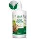 Flasche "Ruhe Liquid" Anti-Stress-Tropfen für Geflügel, 110ml, mit zwei Hühnern auf dem Etikett, hergestellt in Deutschland.